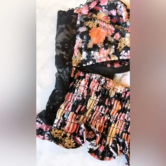 For Love & Lemons Black Gardenia Bustier - Picture 10 of 11